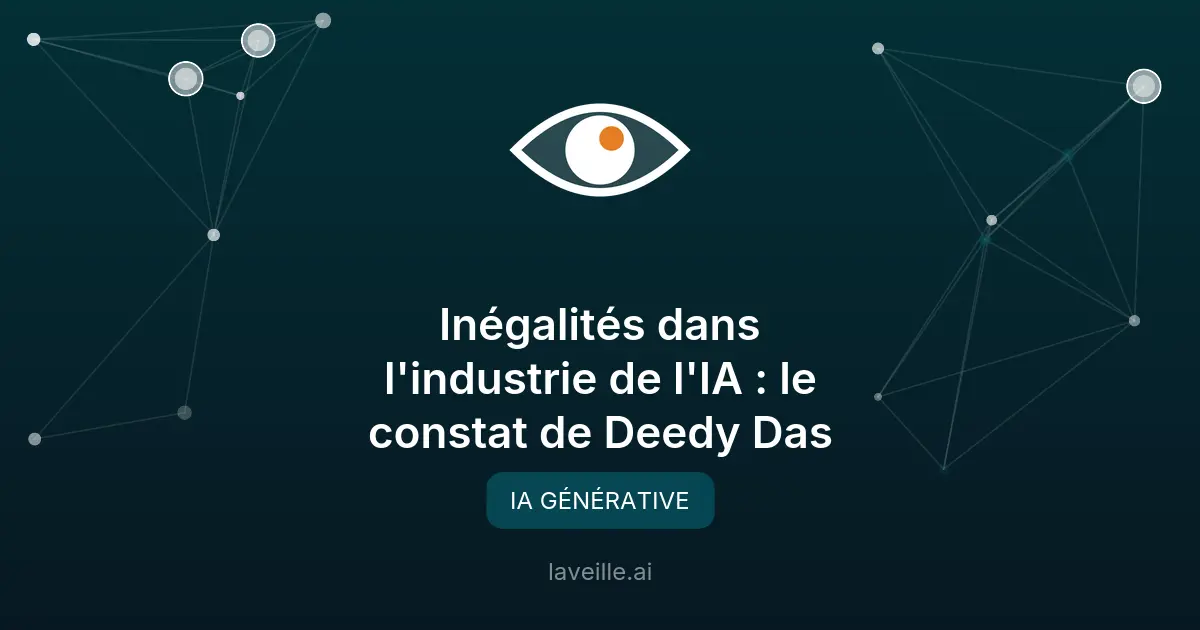 Inégalités dans l'industrie de l'IA : le constat de Deedy Das