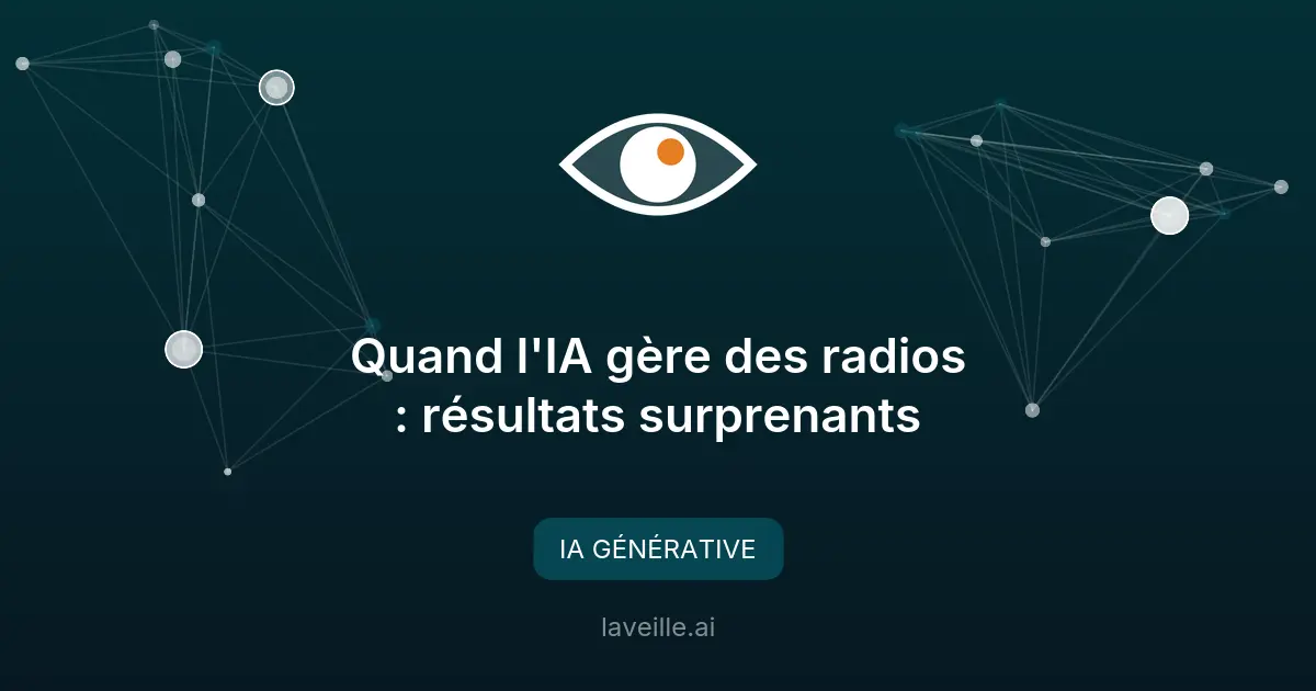 Quand l'IA gère des radios : résultats surprenants
