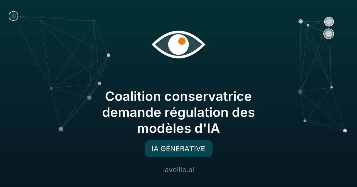 Coalition conservatrice demande régulation des modèles d'IA