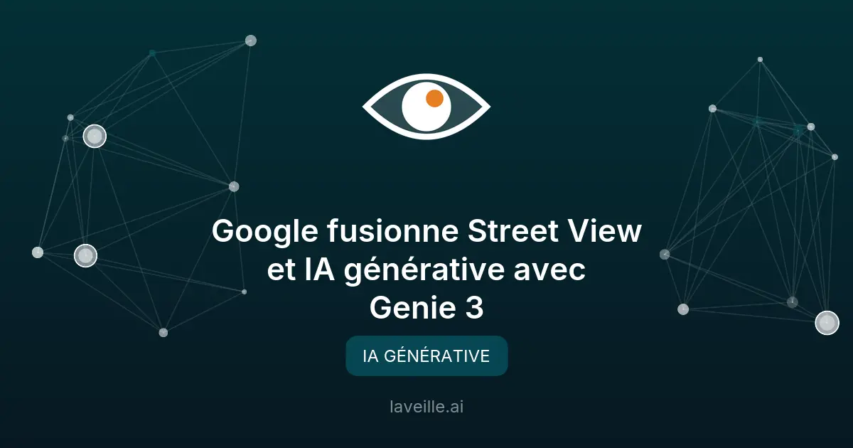 Google fusionne Street View et IA générative avec Genie 3
