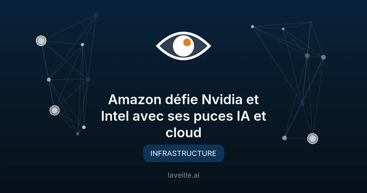 Amazon défie Nvidia et Intel avec ses puces IA et cloud