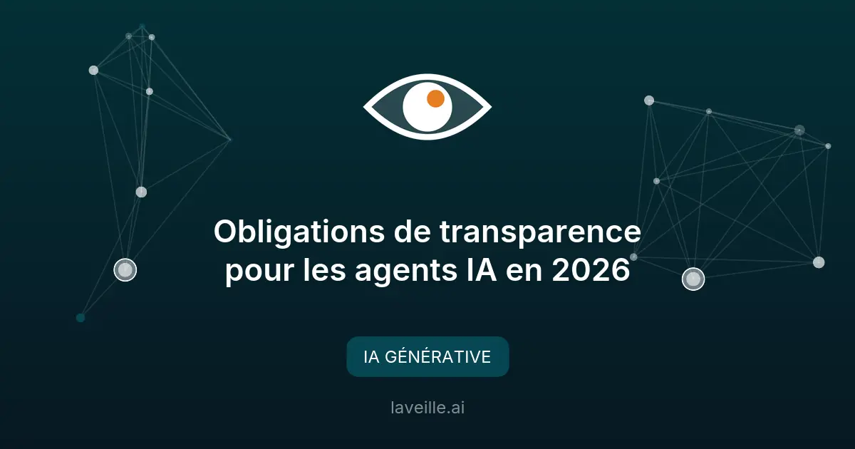 Obligations de transparence pour les agents IA en 2026