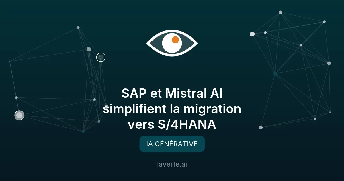 SAP et Mistral AI simplifient la migration vers S/4HANA
