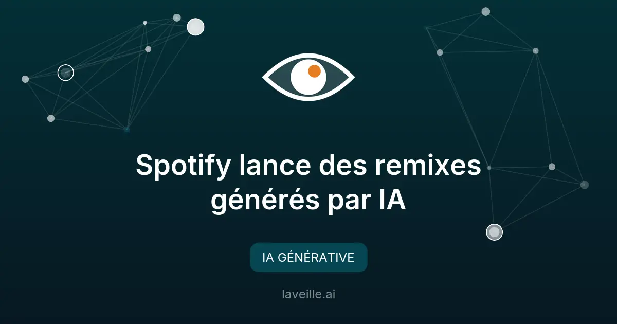 Spotify lance des remixes générés par IA