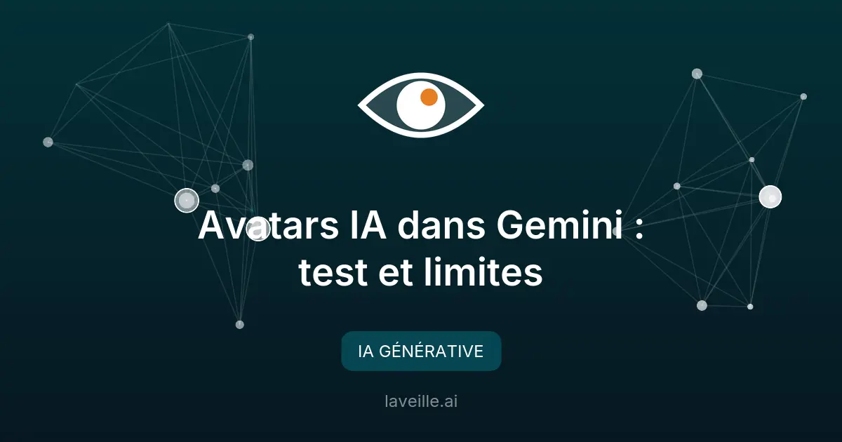 Avatars IA dans Gemini : test et limites