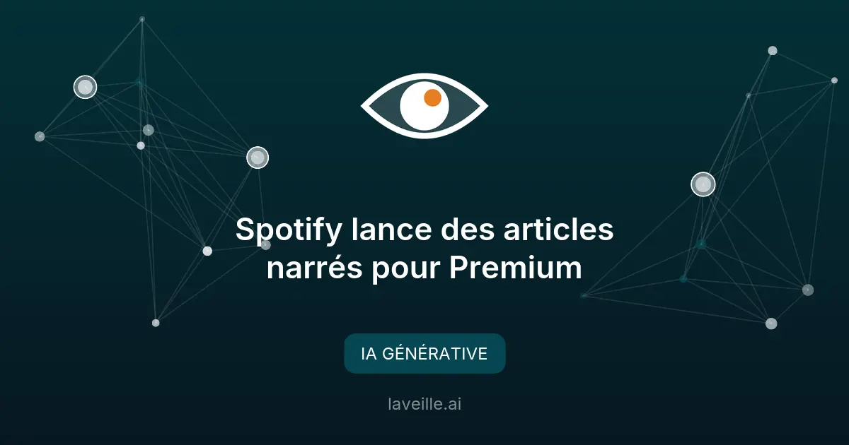 Spotify lance des articles narrés pour Premium