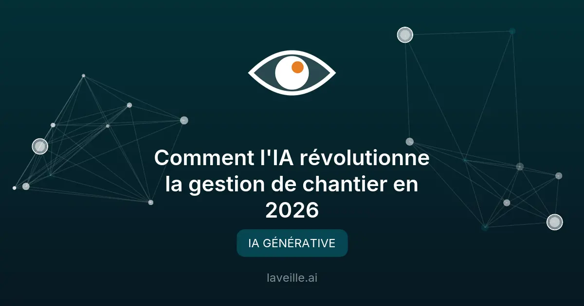 Comment l'IA révolutionne la gestion de chantier en 2026