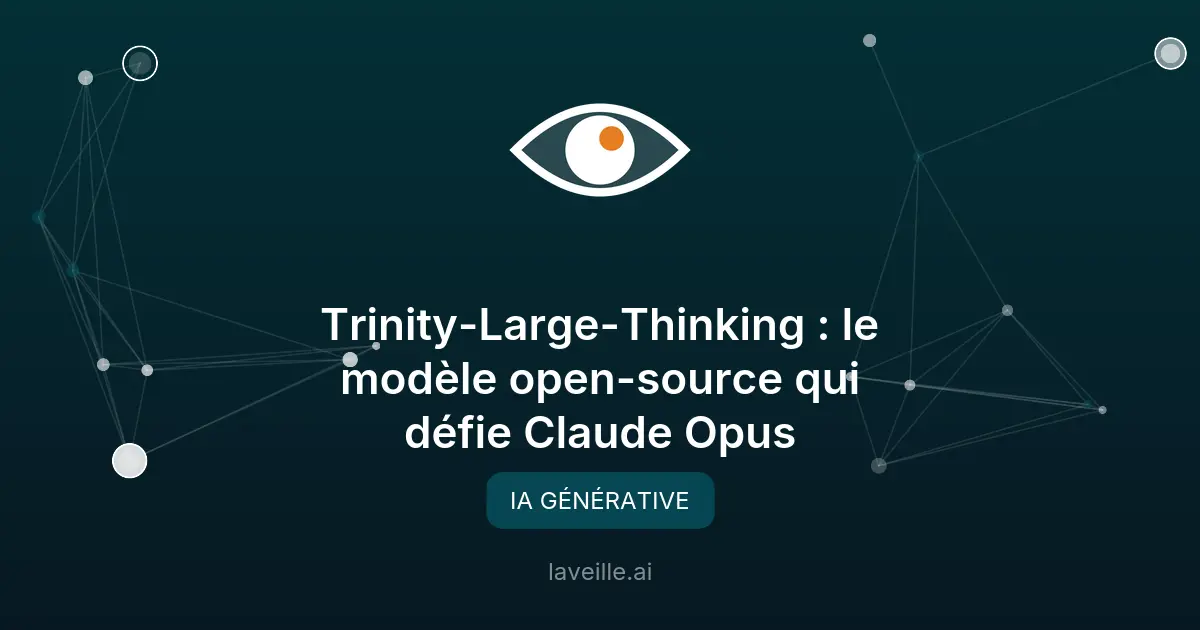 Trinity-Large-Thinking : le modèle open-source qui défie Claude Opus