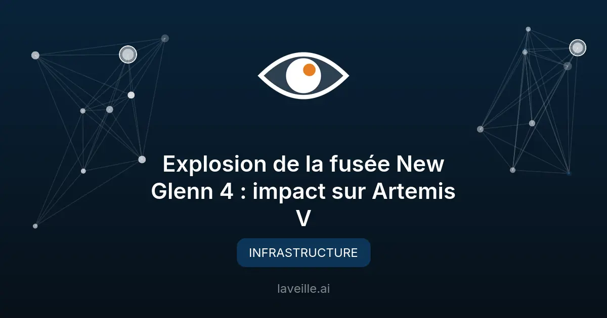 Explosion de la fusée New Glenn 4 : impact sur Artemis V