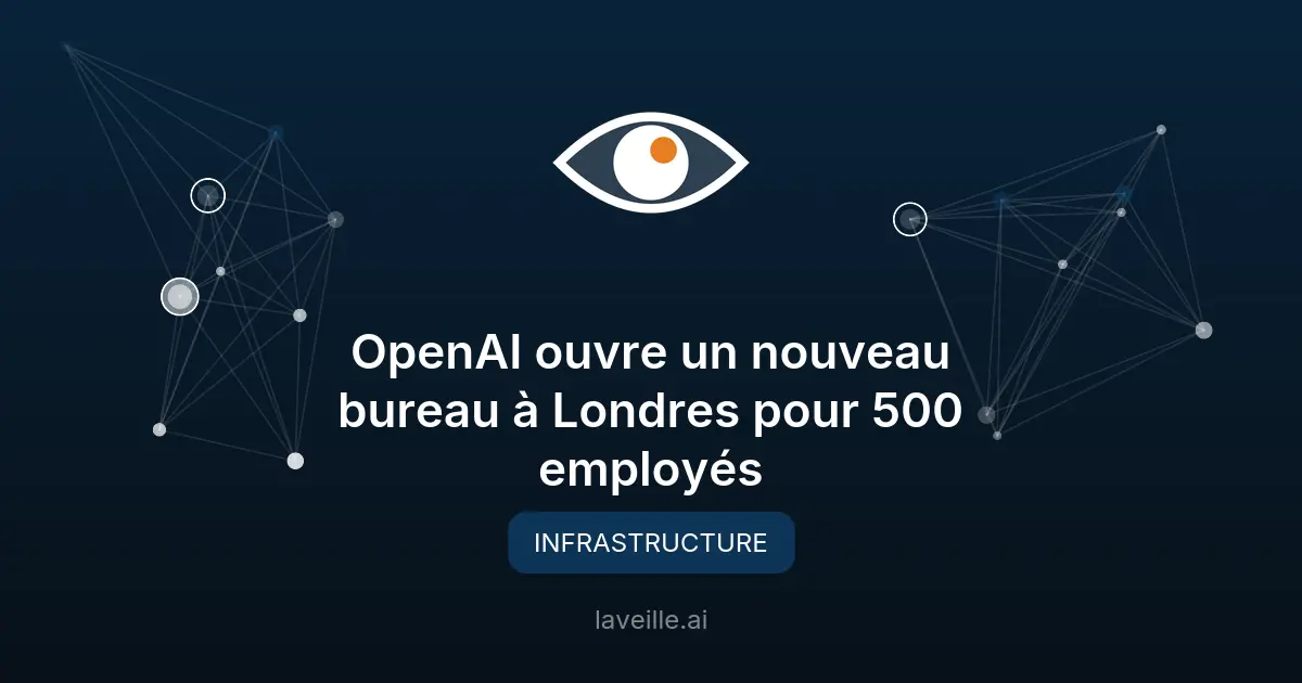 OpenAI ouvre un nouveau bureau à Londres pour 500 employés