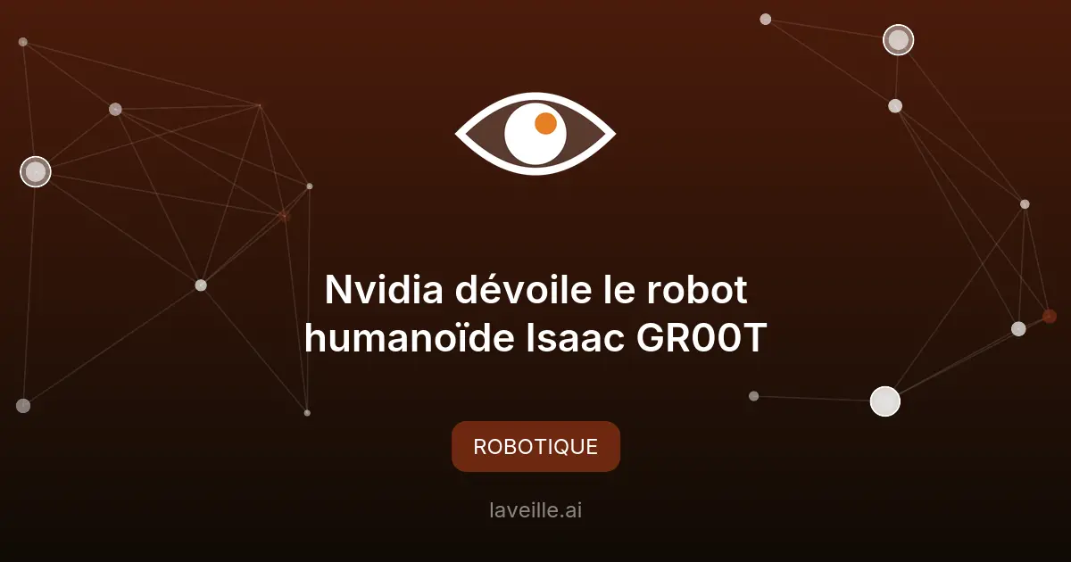 Nvidia dévoile le robot humanoïde Isaac GR00T