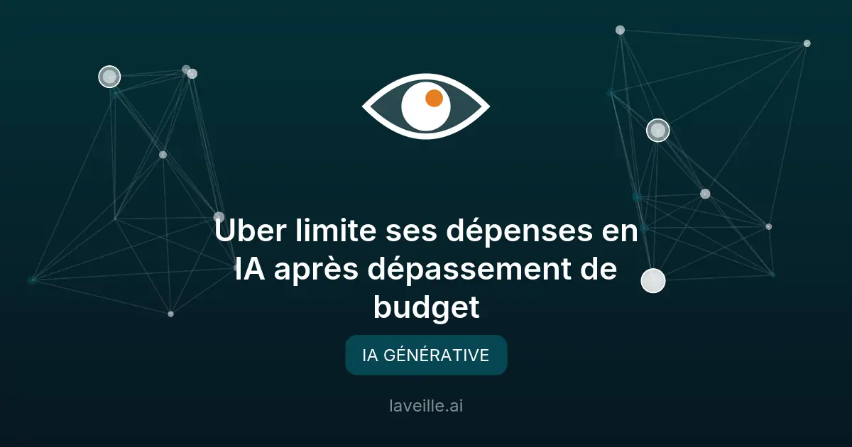 Uber limite ses dépenses en IA après dépassement de budget
