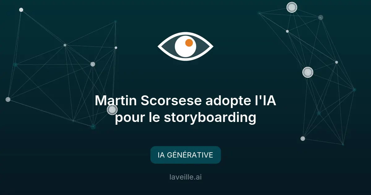 Martin Scorsese adopte l'IA pour le storyboarding