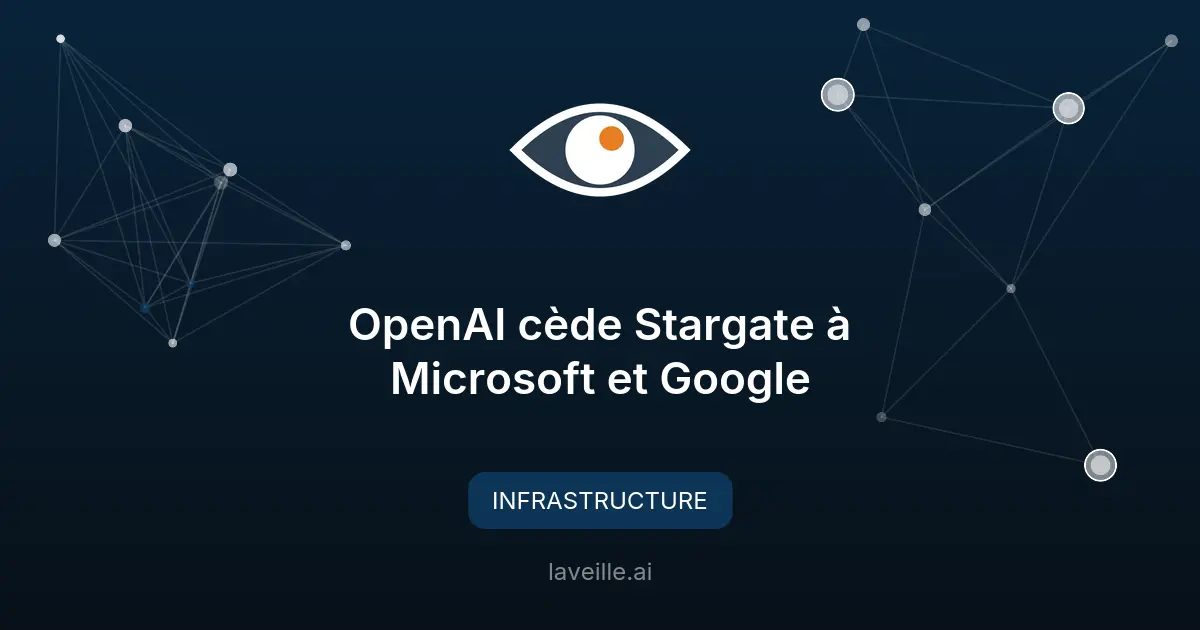 OpenAI cède Stargate à Microsoft et Google