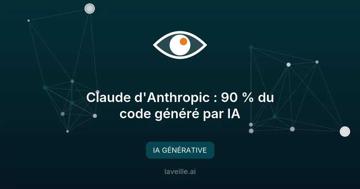 Claude d'Anthropic : 90 % du code généré par IA