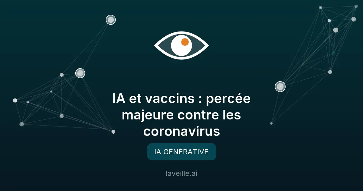 IA et vaccins : percée majeure contre les coronavirus