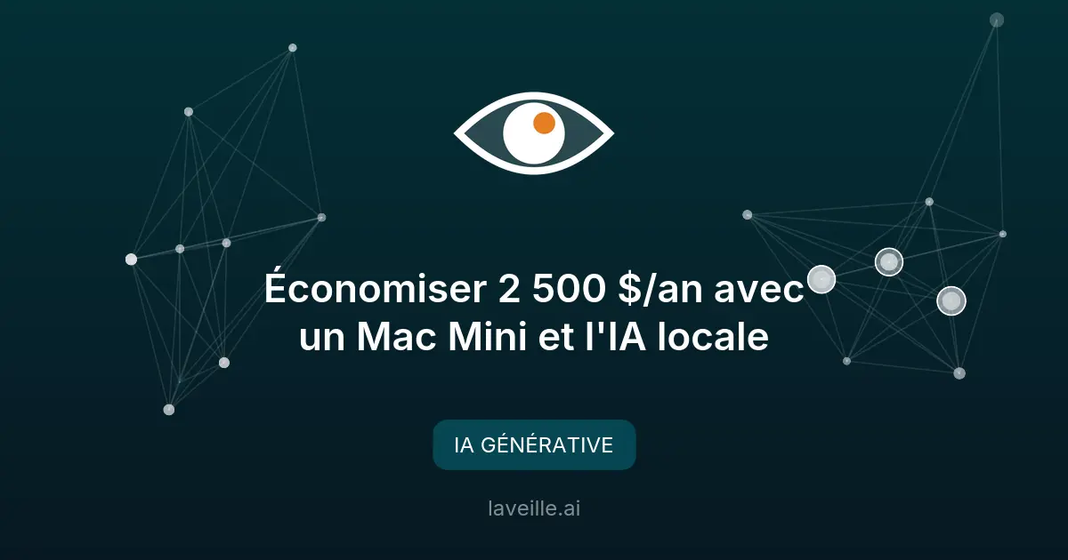 Économiser 2 500 $/an avec un Mac Mini et l'IA locale