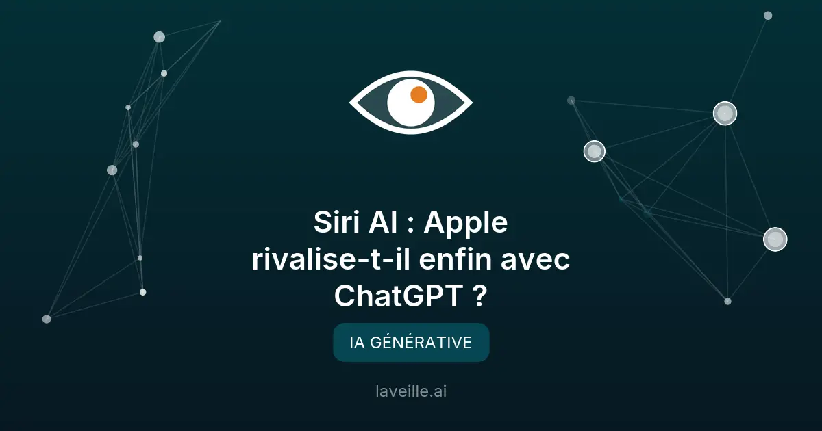 Siri AI : Apple rivalise-t-il enfin avec ChatGPT ?
