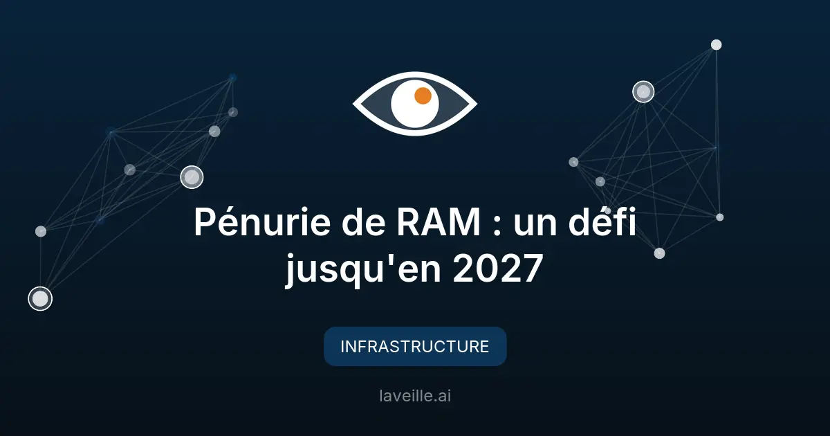 Pénurie de RAM : un défi jusqu'en 2027