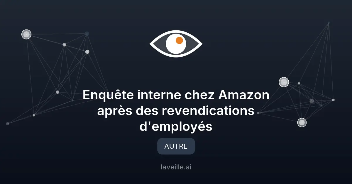 Enquête interne chez Amazon après des revendications d'employés