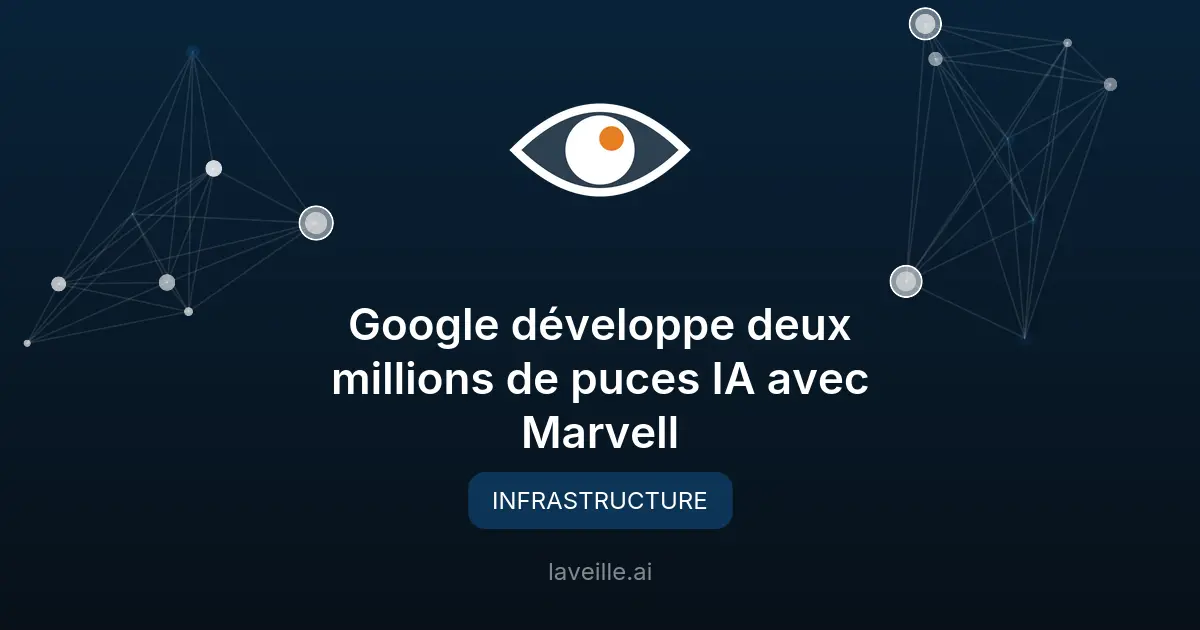 Google développe deux millions de puces IA avec Marvell