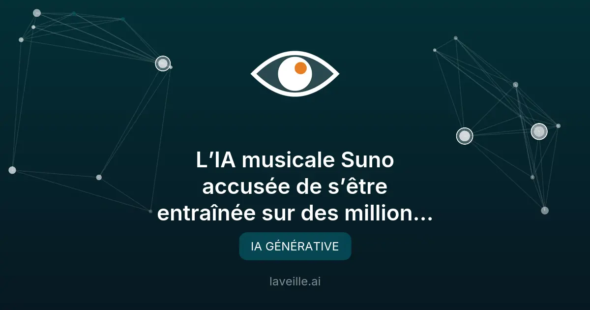 Suno accusée d'utiliser des morceaux piratés pour son IA