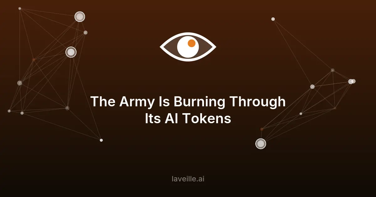 L'armée américaine épuise ses tokens d'IA générative