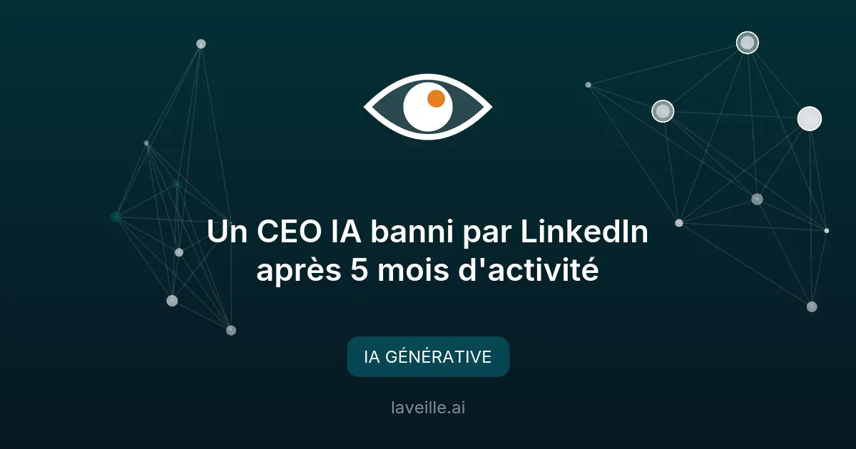 Un CEO IA banni par LinkedIn après 5 mois d'activité