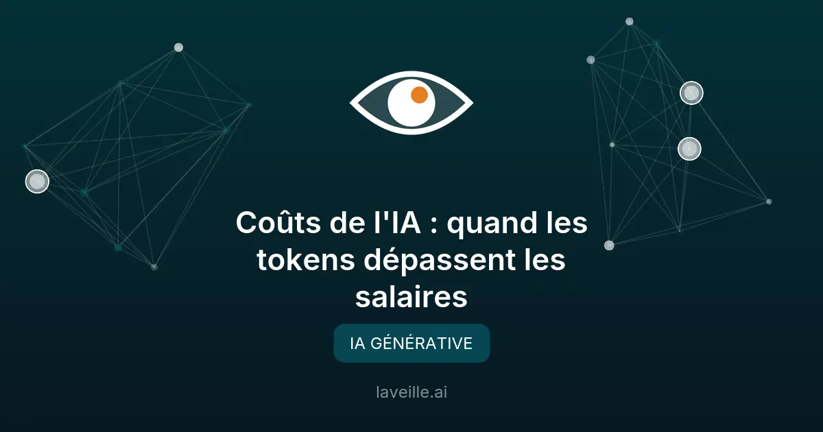 Coûts de l'IA : quand les tokens dépassent les salaires