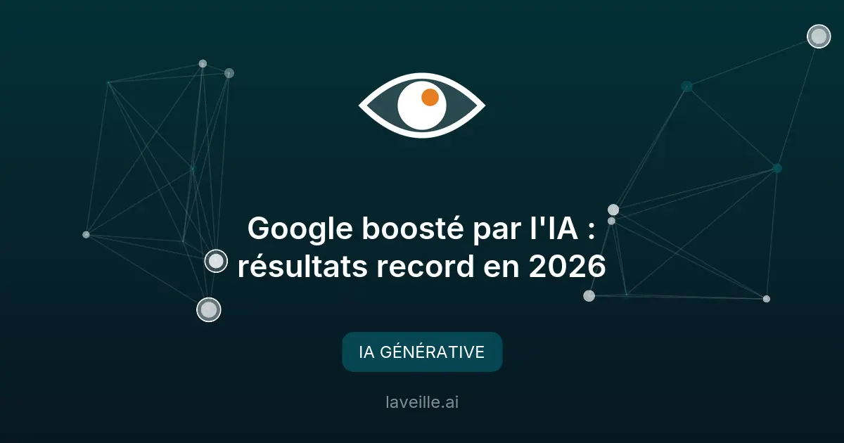 Google boosté par l'IA : résultats record en 2026