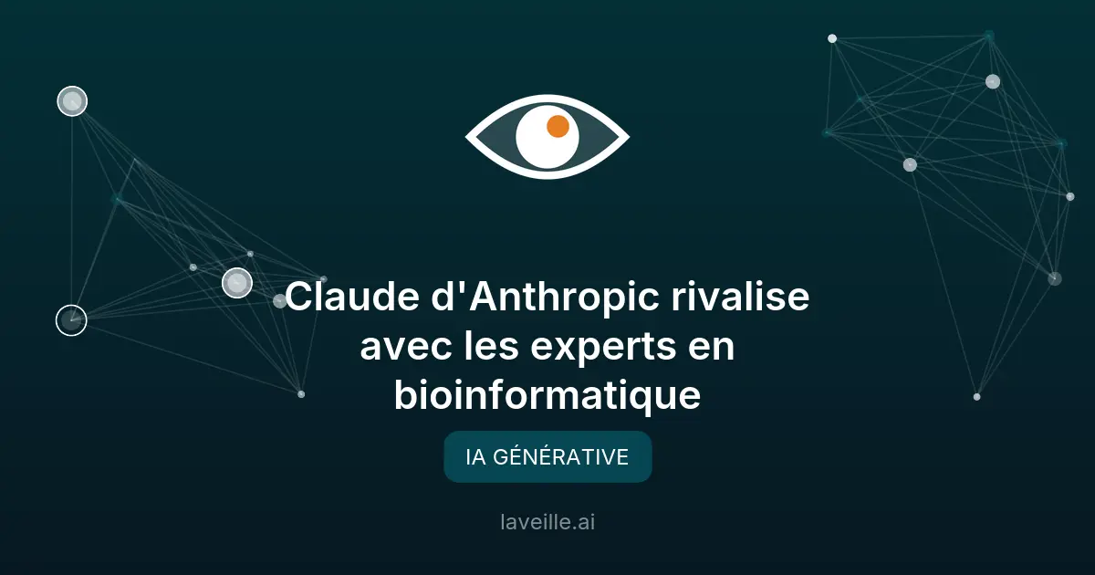 Claude d'Anthropic rivalise avec les experts en bioinformatique