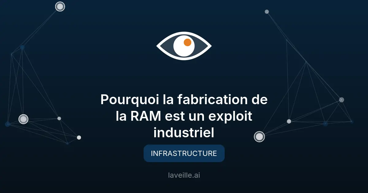 Pourquoi la fabrication de la RAM est un exploit industriel