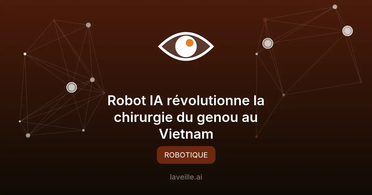 Robot IA révolutionne la chirurgie du genou au Vietnam
