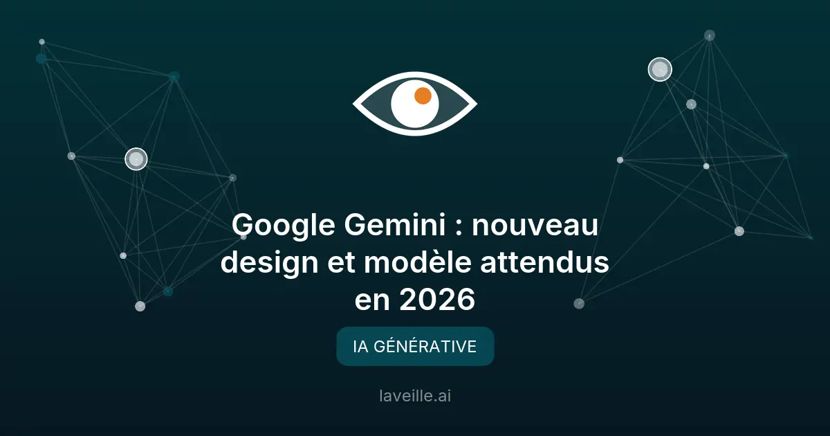 Google Gemini : nouveau design et modèle attendus en 2026
