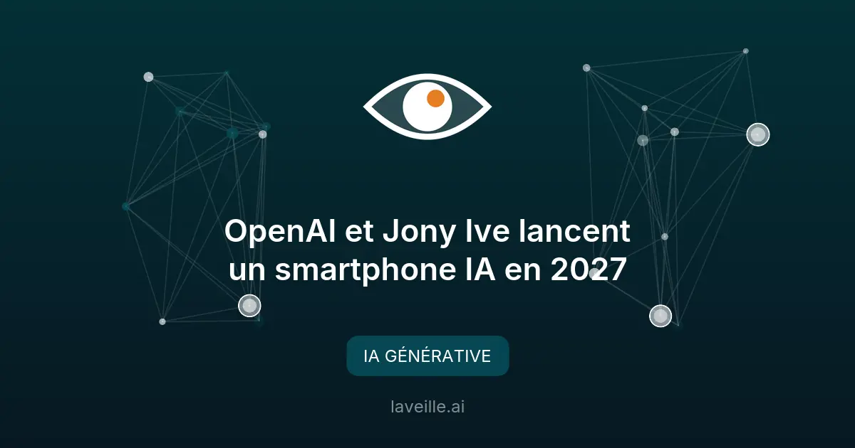OpenAI et Jony Ive lancent un smartphone IA en 2027