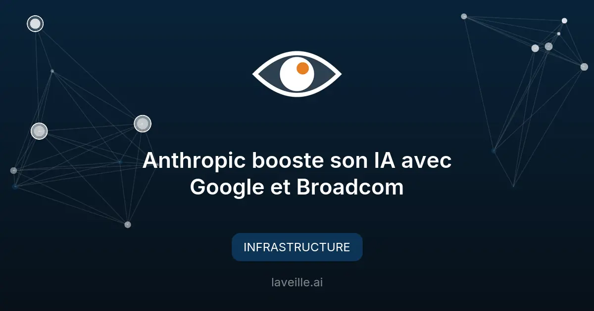 Anthropic booste son IA avec Google et Broadcom