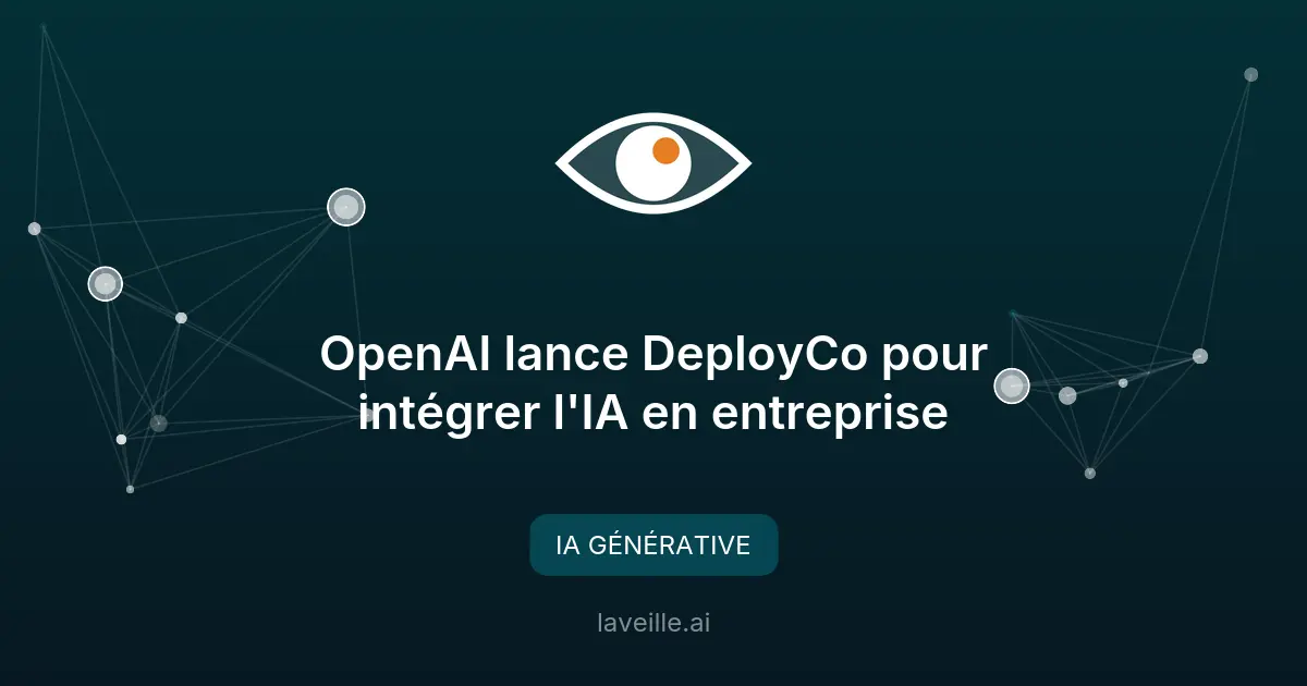 OpenAI lance DeployCo pour intégrer l'IA en entreprise