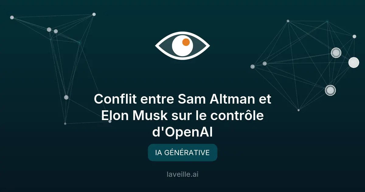 Conflit entre Sam Altman et Elon Musk sur le contrôle d'OpenAI