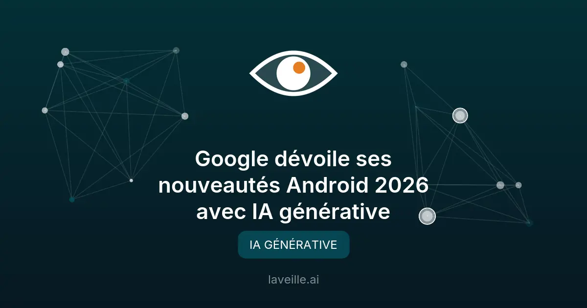 Google dévoile ses nouveautés Android 2026 avec IA générative