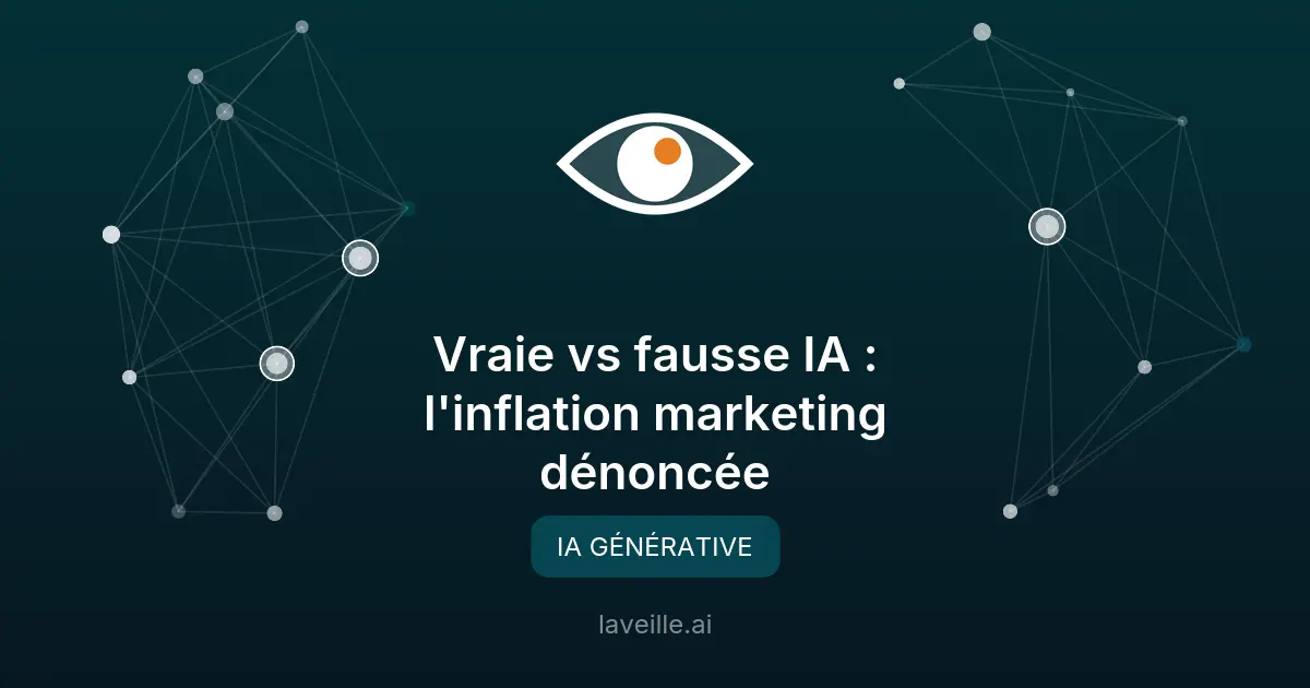 Vraie vs fausse IA : l'inflation marketing dénoncée
