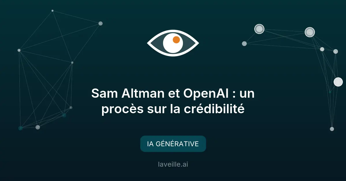 Sam Altman et OpenAI : un procès sur la crédibilité