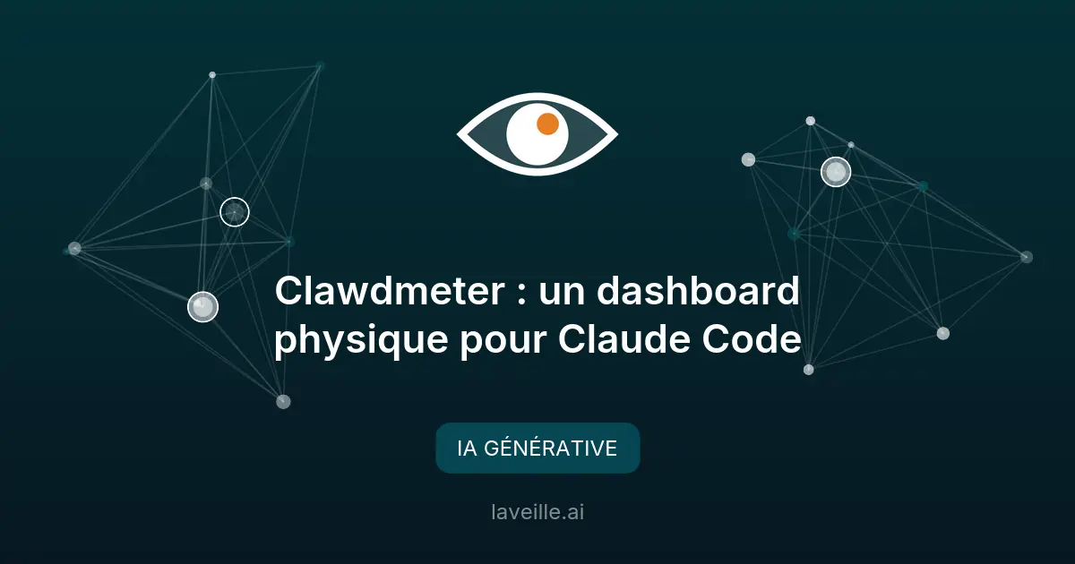 Clawdmeter : un dashboard physique pour Claude Code