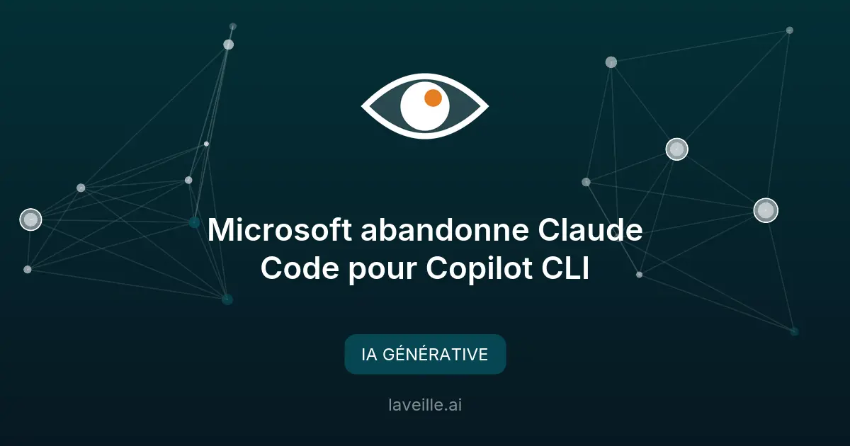 Microsoft abandonne Claude Code pour Copilot CLI