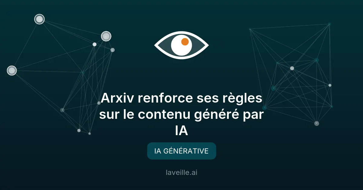 Arxiv renforce ses règles sur le contenu généré par IA