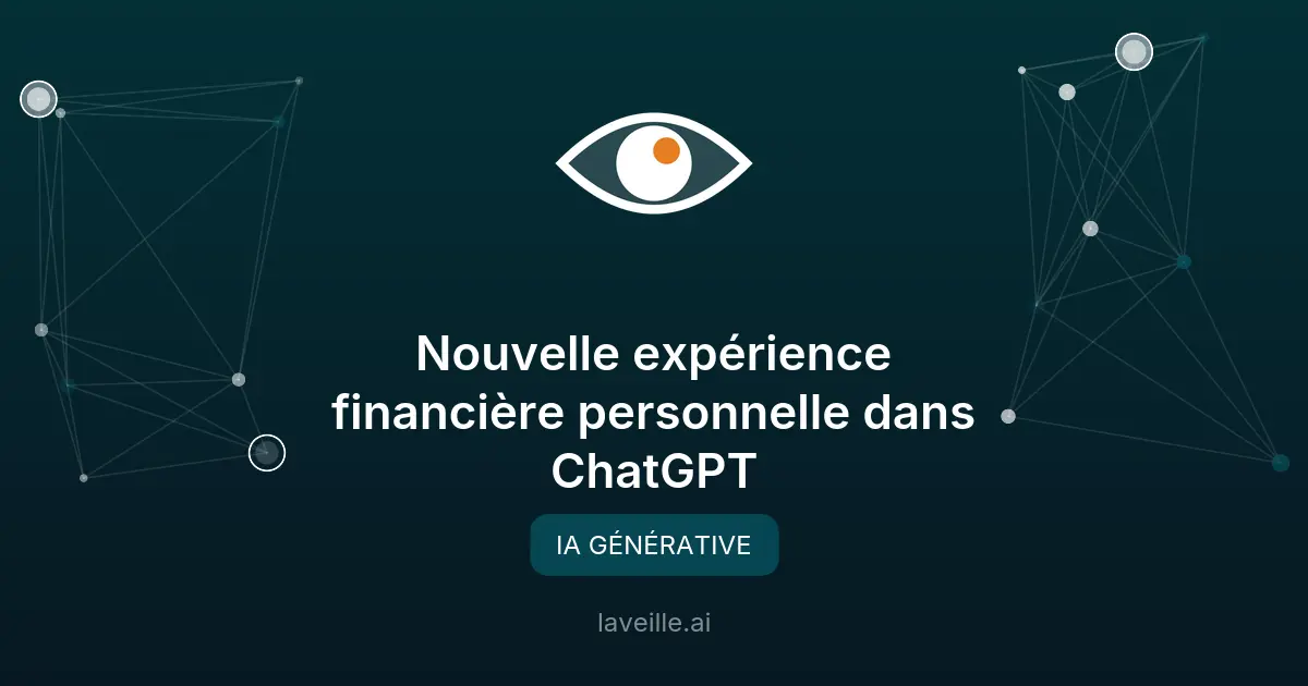 Nouvelle expérience financière personnelle dans ChatGPT